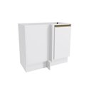 Ver imagem 1 de Balcão de Canto Reto Celeste Kappesberg 100% Mdf 1 Porta Branco 98cm