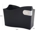 Ver imagem 3 de Kit 6 Porta Guardanapo Médio 14cm Suporte Guardanapo Mesa Restaurante Bar Brinox Preto