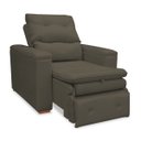 Ver imagem 3 de Poltrona do Papai Confortável Retrátil Reclinável Suede Srj:capuccino