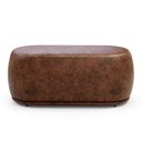 Ver imagem 7 de Namoradeira com Puff Orgânico Molly 02 Lugares Couríssimo Whisky - Desk Design