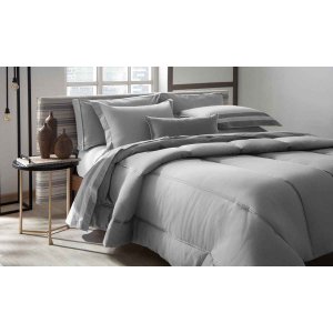 Kit Comforter Queen Rustico Prata - 2,60x2,40m