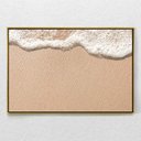 Ver imagem 1 de Quadro Decorativo Beira Mar Tela Horizontal Com Moldura e Sem Vidro 80X120