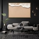 Ver imagem 2 de Quadro Decorativo Beira Mar Tela Horizontal Com Moldura e Sem Vidro 80X120