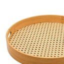 Ver imagem 5 de Jogo 8 Bandejas de Bambu com Alças 35cm Textura Palhinha Ind