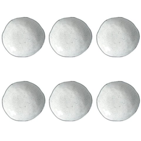 Conjunto de Pratos Fundos 06 Peças Orgânico Echo Porto Brasil