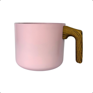 Leiteira Rosa Sahara 14cm Revestimento Cerâmica Antiaderente Casambiente