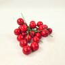 Kit 24 Berries Cherry Cereja Bolinhas Decorativas Natal 2cm - 5