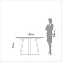 Ver imagem 5 de Mesa Jantar 130 cm Tampo Giratório