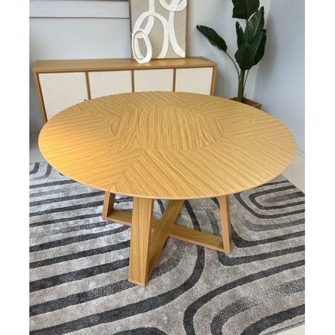 Mesa Jantar 130 cm Tampo Giratório
