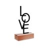 Escultura de Mesa, Palavra Love 15x27cm - 1