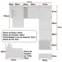 Ver imagem 2 de Sofá de Canto France 8 Lugares Modulado 347cm a 368cm Off White Sallar Home
