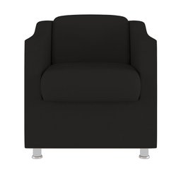 Poltrona Decorativa Tilla Consultório Recepção Suede Cor:preto - 4