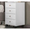 Ver imagem 4 de Kit Com 02 Mesa De Cabeceira Presence 9070 Branco Demobile B