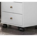 Ver imagem 5 de Kit Com 02 Mesa De Cabeceira Presence 9070 Branco Demobile B