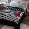 Cobertor Casal Raschel Plus Preto Jolitex - 1