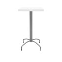 Ver imagem 1 de Mesa Quadrada Tramontina Gama 59 Cm Alta em Polipropileno Branco com Base em Aço Carbono