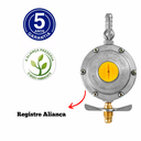 Ver imagem 2 de Mangueiras Flexível Malha de Aço Revestida P/ Fogão com Registro Regulador aliança 2kg:4 Metros