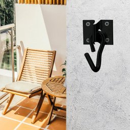 Gancho Armador De Rede Aço Carbono com 2pçs - 96313 - SILVANA - 3