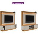 Ver imagem 3 de Home Guararapes para Tv 75'' com Led Nature/off White Linea