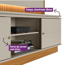 Ver imagem 7 de Home Guararapes para Tv 75'' com Led Nature/off White Linea