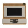 Home Guararapes para Tv 75'' com Led Nature/off White Linea - 1