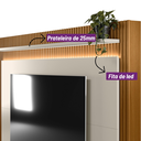 Ver imagem 2 de Home Guararapes para Tv 75'' com Led Nature/off White Linea