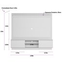 Ver imagem 5 de Home Guararapes para Tv 75'' com Led Nature/off White Linea