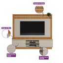 Ver imagem 3 de Home Guararapes para Tv 75'' com Led Nature/off White Linea