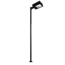 Ver imagem 4 de Poste Iluminaçao Publica 3 Metros Pintura Eletrostatica Aço Suporte Refletor Luminaria Rua Estrada P