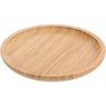 Bandeja Redonda Bambu Petisqueira 25x1,5cm - 1