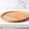 Bandeja Redonda Bambu Petisqueira 25x1,5cm - 2