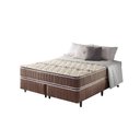 Ver imagem 1 de Cama Box King + Colchão Espuma D70-d28 2 Pillow Top Orleans Marrom