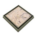 Ver imagem 4 de Kit 2 Ralo Invisível Rebaixado com Caixa Sifonada Bege 18cm