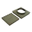 Ver imagem 5 de Kit 2 Ralo Invisível Rebaixado com Caixa Sifonada Bege 18cm