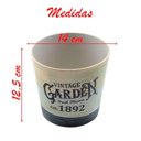Ver imagem 5 de Mini Vaso de Planta Cachepot Estampado Decorado 12,5cm