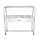Ver imagem 2 de Buffet Térmico Aquecido 8 Cubas Inox Spl-508 220V - Spolu