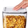 Dispenser de Cereal Automático 5,5l – Porta Alimentos Hermético para Sucrilhos, Granola e Cereais, C - 3