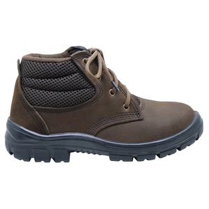 Botina Kadesh Nobuck Marrom N37 Ca 17017