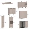 Armário de Cozinha Completa Modulada Stylo 310cm com 6 Peças Cor:cinnamon - 4