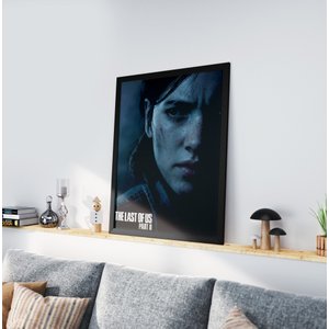 Quadro Decorativo Moldura Preta 30x40cm The Lasf Of Us