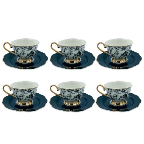 Jogo de Xícara para Café e Chá - 12 Peças