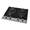 Ver imagem 2 de Cooktop a Gás Fischer 4 Bocas Platinium com Trempe de Ferro Fundido Mesa Vidro Bivolt
