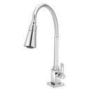 Ver imagem 1 de Torneira Cozinha de Mesa Quadrada Tubo Cone Flexivel 1/4v