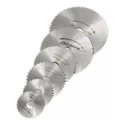 Kit 7 Peças Mini Disco Serra Circular Micro Retifica Dremel - 2