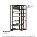 Ver imagem 2 de Estante Closet Yes 120cm com 12 Prateleiras - Grafite