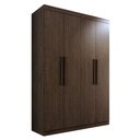 Ver mais imagens de Guarda-roupa Solteiro 4 Portas 3 Gavetas Espanha - Mais Móveis Cor New Canion