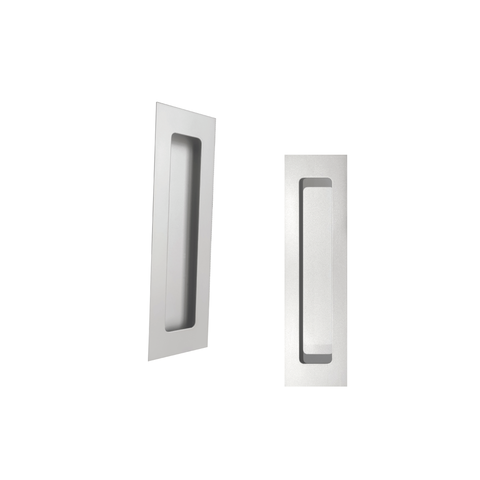 Puxador Concha/Cava 20cm em Aço Inox Cor Branco Pérola (2un)