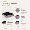 Ver imagem 6 de Base Cama Box Queen Bipartido Essential 37x158x198cm Grafite
