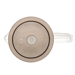 Chaleira de Vidro C/Infusor P/Ervas e Tampa Aço Inox Square 550ml Lyor - 4