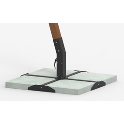Ombrelone Std Lateral Plus 3.0 Alumínio 22.0.062:cinza - 4